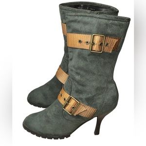 Anne Michelle faux suede boots